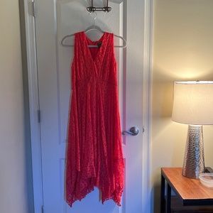 Pink/Coral Laced Dress